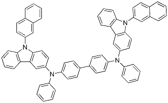 N4,N4'-Bis[9-(2-naphthalenyl)-9H-carbazol-3-yl]-N4,N4'-diphenyl-[1,1'-biphenyl]-4,4'-diamine